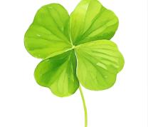 St. Patrick’s Day: Four Leaf Fingerpainting image